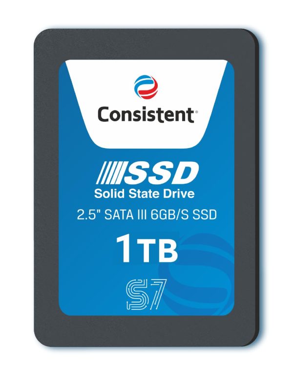 Consistent 2.5 1TB SSD with SATA III Interface, 6Gb/s,Read/Write Speed Upto - 570/500 MB/s, 5 Years Warranty