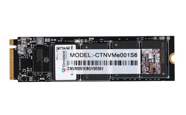 Consistent 1TB NVMe PCIe M.2 SSD 2280, 3D NAND with SLC Cache, Up to 3000MB/s, 5 Years Warranty